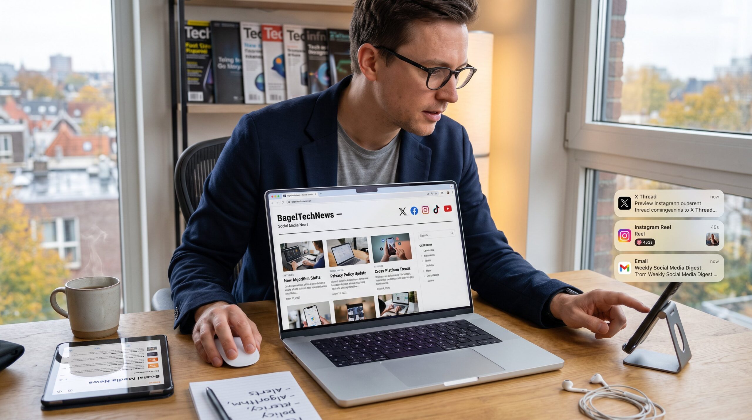 Where to Browse BagelTechNews Social Media Articles